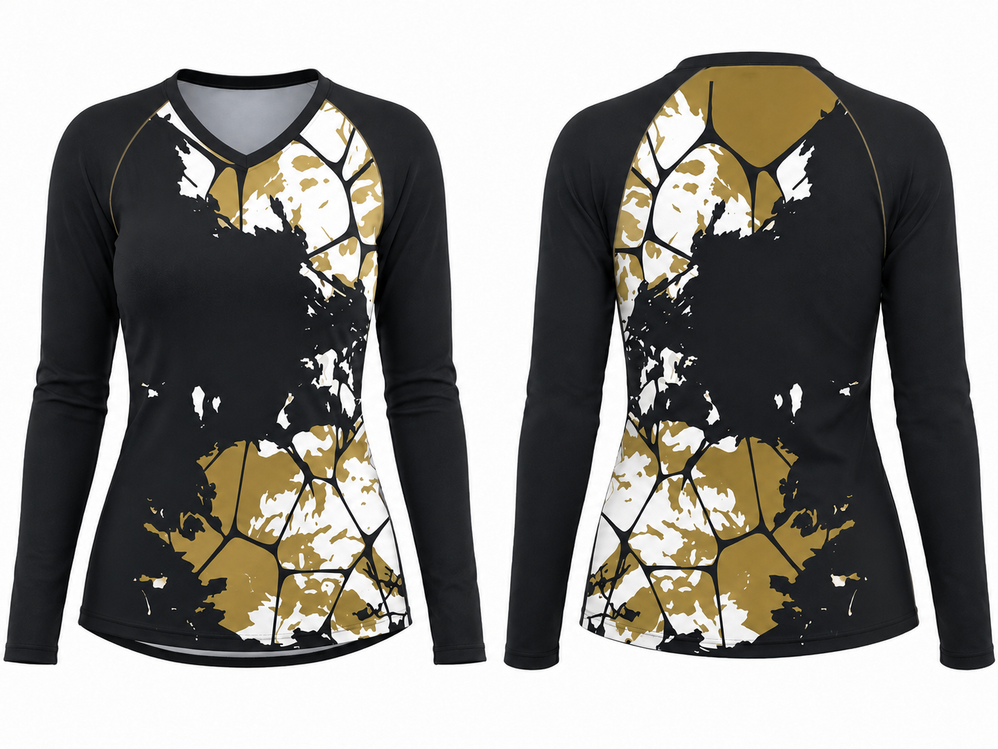 Sublimated Volleyball Long Sleeve Tee